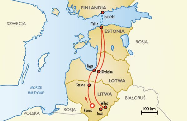 Bursztynowym szlakiem – Litwa-Łotwa-Estonia 6 dni