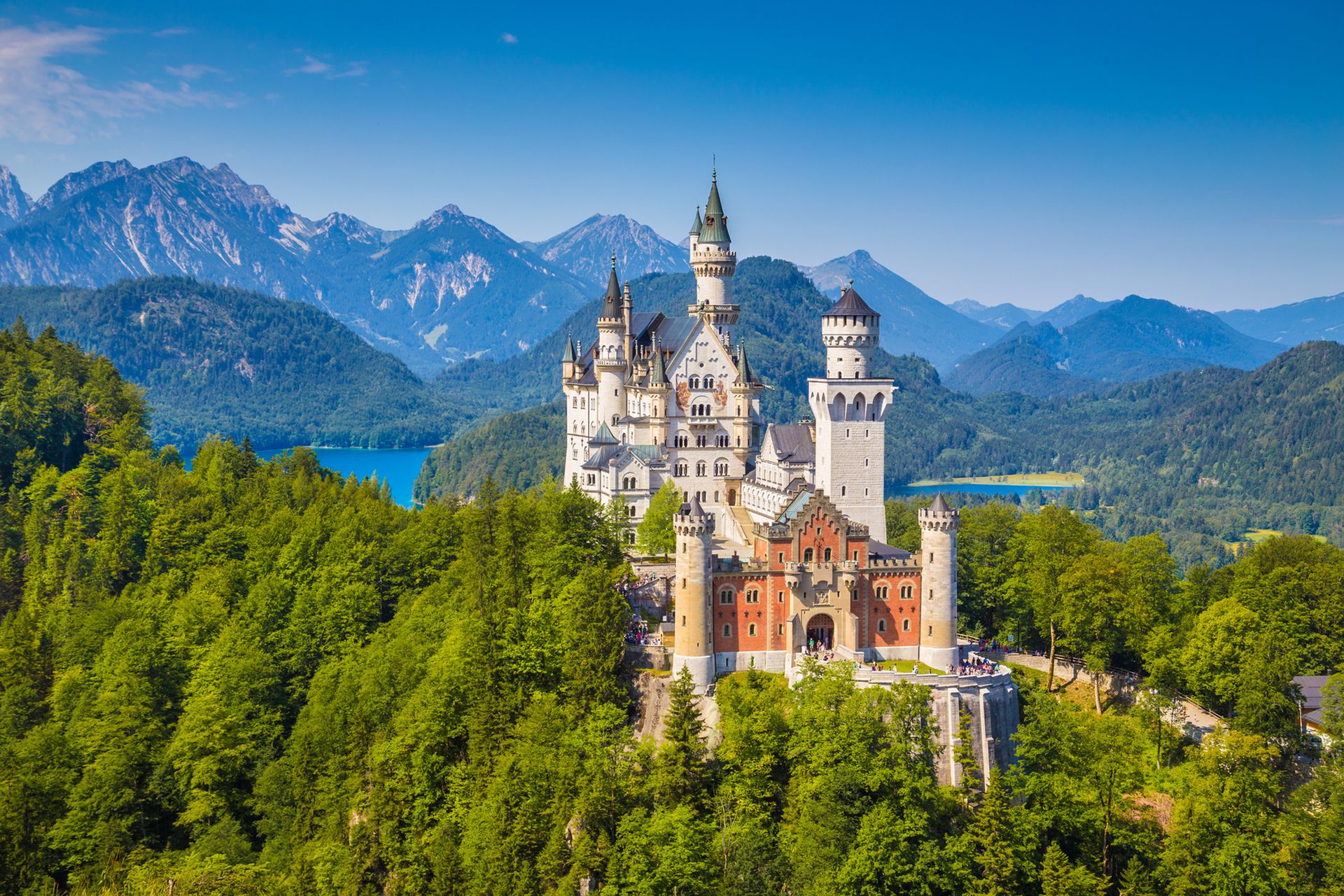 Austria,  Niemcy - Zamki Ludwika II