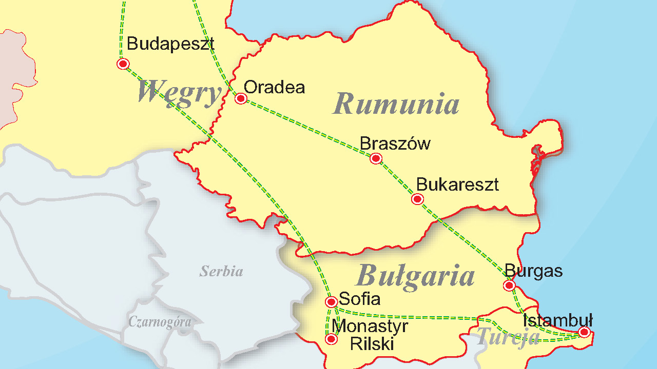 Bułgaria, Turcja, Rumunia, Węgry - Drakula, Morze Czarne i Dunaj